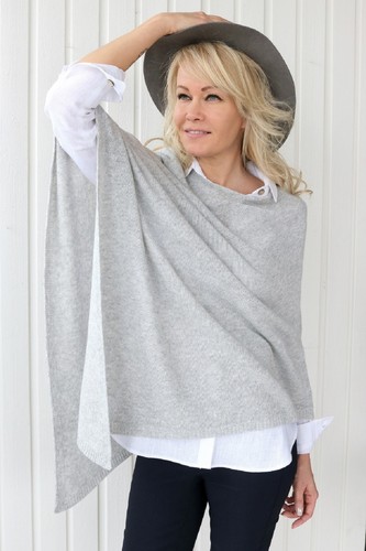 Mantello cashmere poncho - mantello,