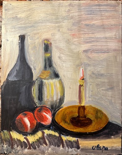 QUADRO,DIPINTO,NATURA,MORTA,OL