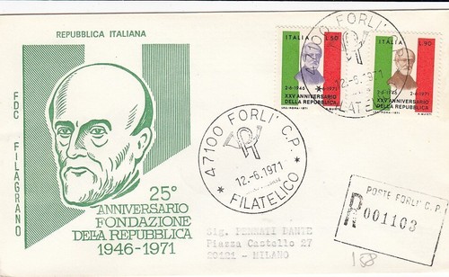 1971 fdc 25 anniv - ,