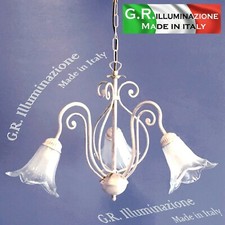 LAMPADARIO IN FERRO BATTUTO 3