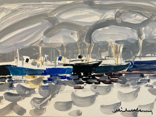 Painting pittura guazzo michel - pittura,