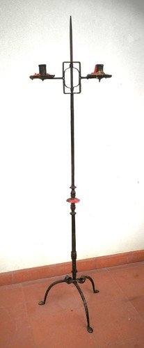 Coppia candelabri a - coppia, di