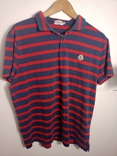 Polo MONCLER Donna a Righe Blu