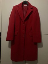 Cappotto rosso donna lana tg