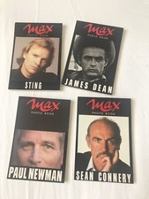 MAX PHOTO BOOK 30 FOTO DI JAMES DEAN/ SEAN CONNERY / PAUL NEWMAN/ STING