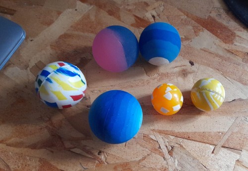 Lotto palline rimbalzanti