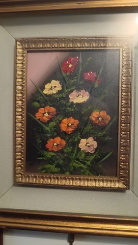 Quadro olio tela italiano - su,