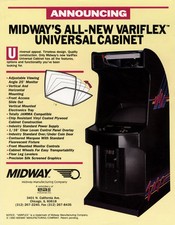 1990 MIDWAY VARIFLEX - VIDEO VOLANTINO OMNIFLEX CABINET