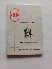 Gilera 124 6 Giorni 1962 manuale uso manutenzione libretto istruzioni originale