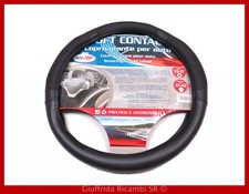Coprivolante In SimilPelle per Auto Universale 33-37 cm Nero MNP