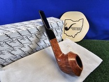 Gasparini Pipa Tabacco Dritta Bulldog Briar Finitura Liscia, Scatola, Sacchetto, Non Fumata