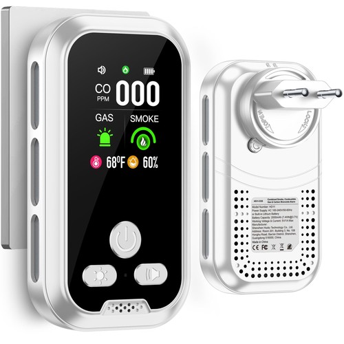 Rilevatore fumo gas e - rilevatore, di