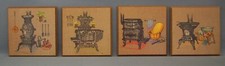 Targa per fornelli set - di, 4