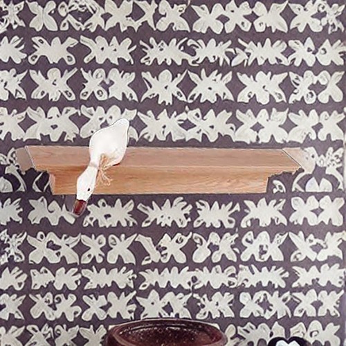 Mensola bagno parete rovere - mensola,