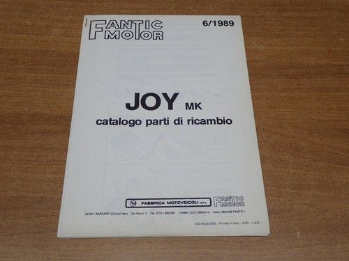 Fantic motor joy catalogo - motor, mk