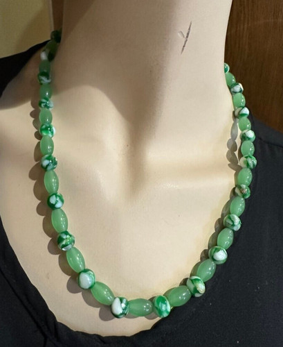 Vintage giada verde perline - giada,