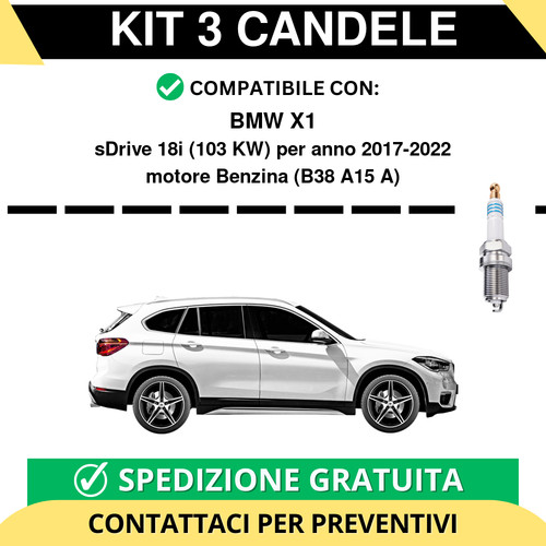 Kit candele per bmw - bmw, x1