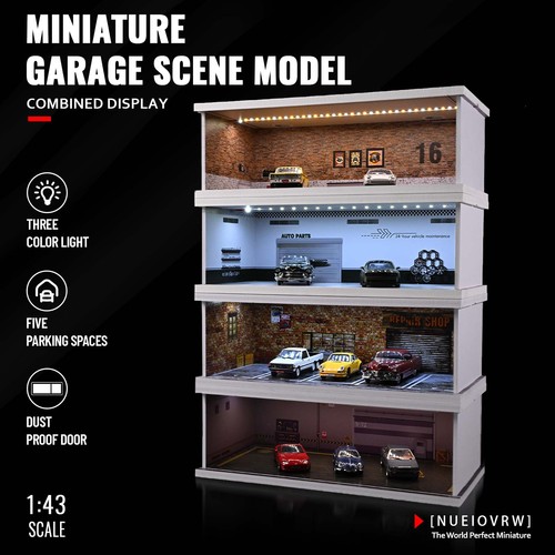 Diorama pressofuso garage - diorama,