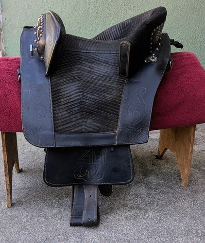 Horse saddle genuine - saddle:, zaldi