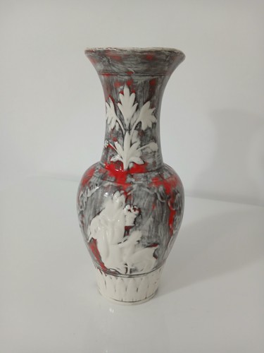 Vaso ceramica vintage 26cm - vaso,