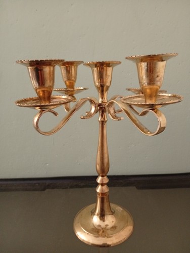 Candelabro vintage ottone - vintage,