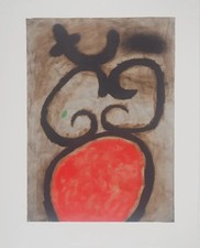 Joan MIRO : Femme au tabouret