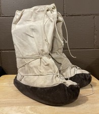 Stivali da neve XS vintage anni 70 Sun Dog Alaska Mukluk Steger pelle lana anatra/pelle bovina