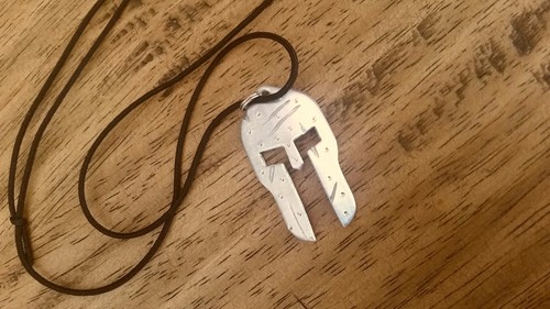 Collana pendente elmo elmetto - collana,
