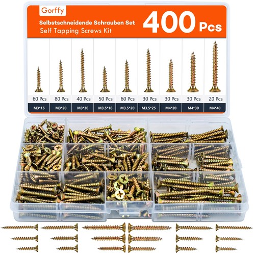 Viti per legno 400 pcs - pcs,