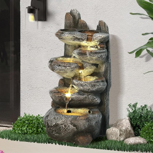 Fontana acqua rocciosa - rocciosa, a