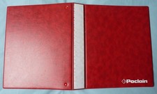 POCLAIN : classeur rouge de la société ;  original