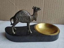 Posacenere vintage URSS OLD bronzo souvenir NIMOR "Cammello" 1970