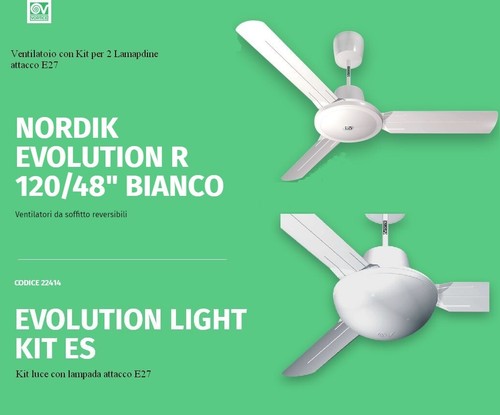Kit ventilatore soffitto - kit,