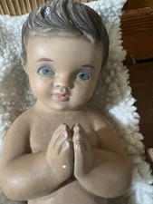 Gesù bambino in gesso Occhi