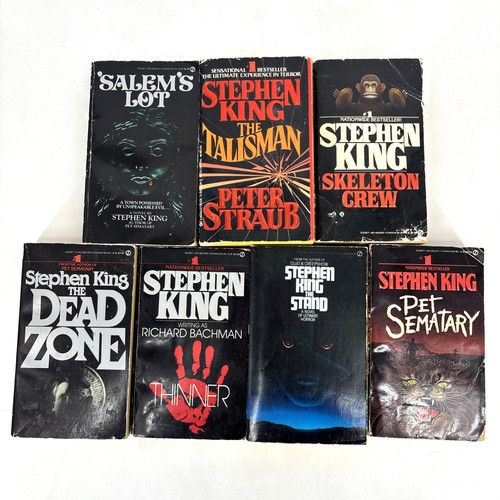 Vtg lot stephen king - lot, of