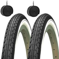 2 COPERTONI KENDA 24 X 1.75 (47-507) + CAMERE PNEUMATICO BIANCO NERO GRAZIELLA 