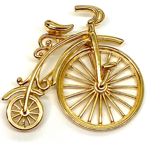 Spilla bicicletta antica - , tono