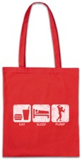 Eat Sleep Pump borsa in