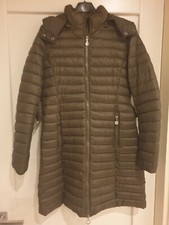 Piumino donna verde militare taglia S