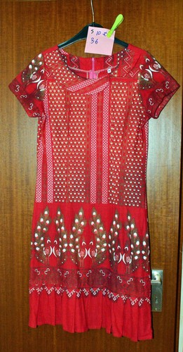 Damenkleid handgenäht - damenkleid, ,