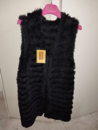 Gillet tricot vero lapin - gillet,