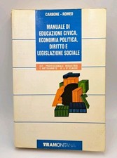 Manuale di educazione civica economia politica diritto e legislazione sociale