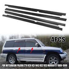 Striscia meteo finestrino 4 pezzi per Mitsubishi Pajero 2° V20 V31 V43 V32 V33 1989-99