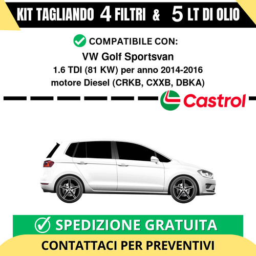 Tagliando per golf - per,