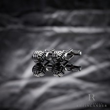 Montblanc Accessori Uomo Gemelli Sartoriali Nodo Acciaio Inox 118611