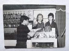 VECCHIA FOTO INTERNO NEGOZIO BAR TABACCHI DI SONCINO ANNI '60