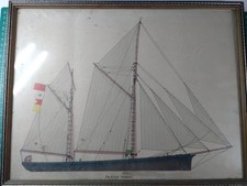 Litografia Vintage The Ketch