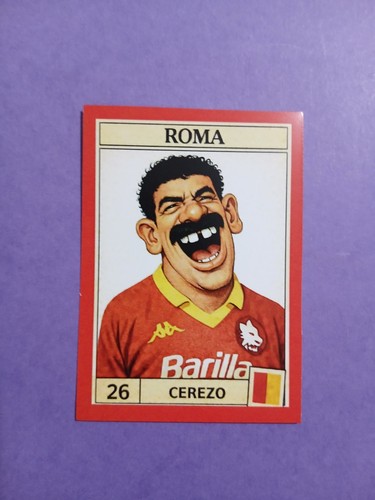 Figurina caricatura calciatori - figurina,
