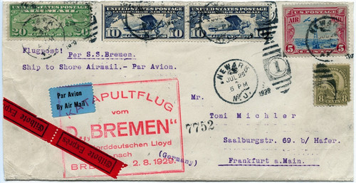 Catapulta 1929 usa volo di - usa, 1°
