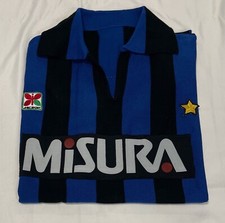 Maglia Inter Misura  N°3 Beppe Bergomi Calcio Vintage Acrilico  Lanetta 1983/84